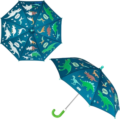 8K 19 pouces côtes en fibre de verre étanche au vent parapluie de pluie pour enfants design mignon et cool