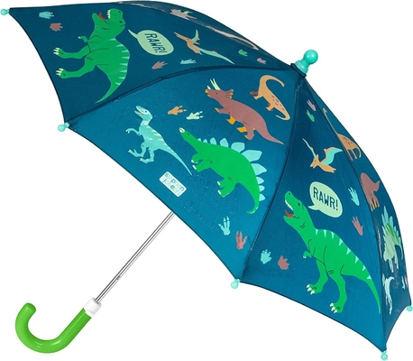 8K 19 pouces côtes en fibre de verre étanche au vent parapluie de pluie pour enfants design mignon et cool