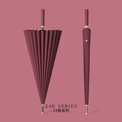 Style de conception de voyage Automatique grand parapluie en vinyle pour cadeaux d'affaires et publicité