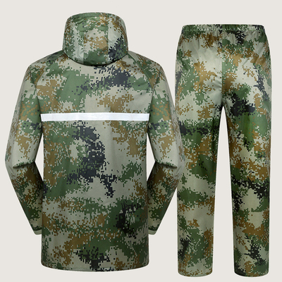 Protection du travail en plein air manteau et pantalon en forme de camouflage pour adultes