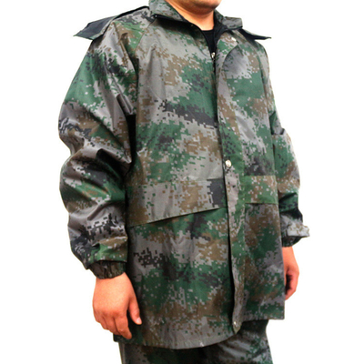 Protection du travail en plein air manteau et pantalon en forme de camouflage pour adultes
