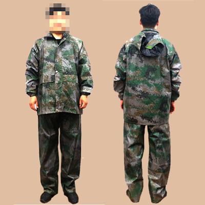 Protection du travail en plein air manteau et pantalon en forme de camouflage pour adultes