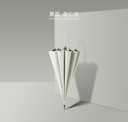 Parapluie publicitaire à poignée en caoutchouc avec logo personnalisé et matériau de poignée longue