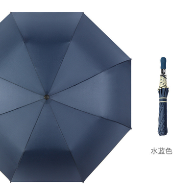 Parapluie à deux couches pour le golf, publicité, promotion de cadeaux, parapluie solaire automatique, parapluie pliante