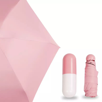 Style de design classique 19 pouces 6K protection UV capsule de poche parapluie avec une petite boîte cadeau