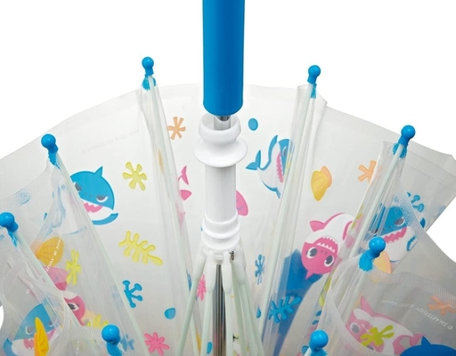L'impression de requins pour enfants parapluie personnalisée pour enfants parapluie pour enfants POE Japon parapluie
