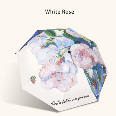 X505 5 mini capsule pliable parapluie avec image logo personnalisé