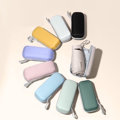 Logo personnalisé Mini parapluie portable 5 pli pour les jours ensoleillés et la protection personnalisée