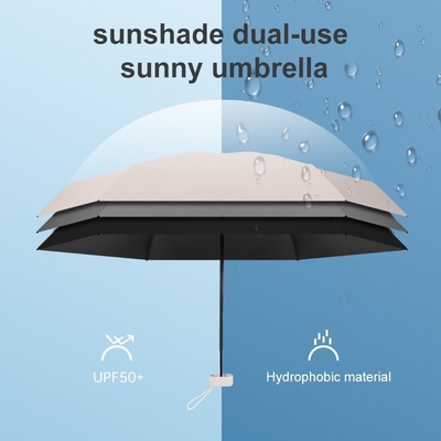 X503 Mini parapluie ultra-légère portable à six couches pour la protection contre les UV et la portabilité