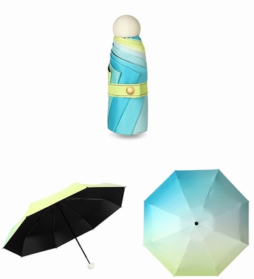 Nouveauté Gradient créatif Morandi Couleur élégant 50% coupe-soleil parapluie de poche