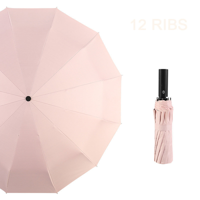 Parapluie en vinyle recouverte de trois couches avec côtes en fibre de verre et impression personnalisée