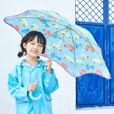 Designs personnalisés Impression de logo tout en un parapluie pour enfants pour garçons et filles