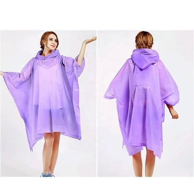 Voyage de randonnée équipement de pluie manteau de pluie jaune pour adultes poncho pratique pour une seule personne