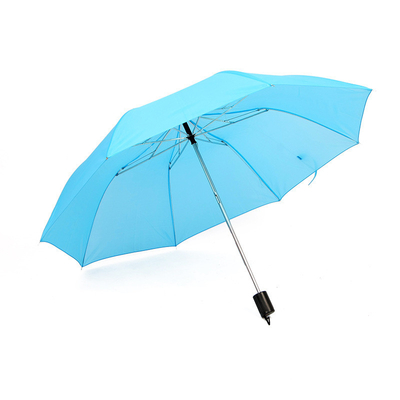 Promotion du marché 2 Pliable étanche au vent et à la pluie Logo personnalisé Parapluie solaire