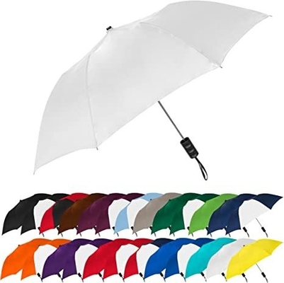 Conception minimaliste Automatique ouverte parapluie pliable avec spectre de couleurs et arbre en acier