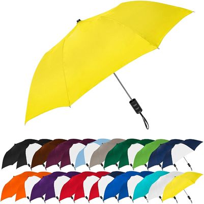 Parapluie réfléchissante avec poignée de lampe de poche LED et cadre de sécurité en fibre de verre