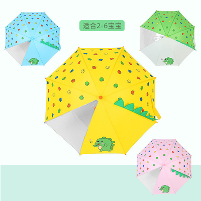 Modèle d'oreille 3D à poignée longue Parapluie pour enfants avec poignée en caoutchouc