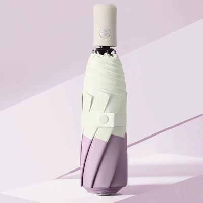 Double couleur 8K 3 Protection solaire pliable Auto parapluie automatique pliable MQO 100PCS