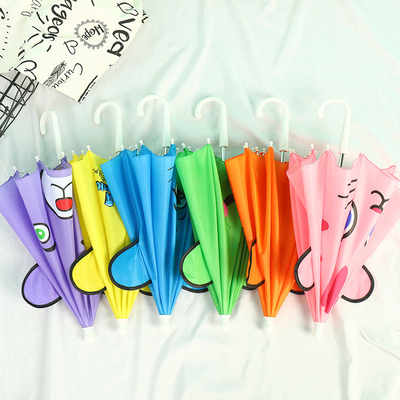 Parapluie pour enfants à poignée longue pour jardin d'enfants