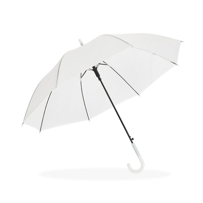 Un parapluie transparent simple et élégant pour les étudiantes