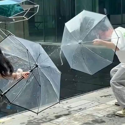 Parapluie à eau à poignée longue pour les activités de plein air des enfants