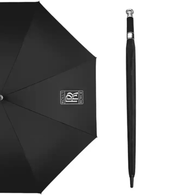 Logo personnalisé imprimé Parapluie de golf en sublimation avec fonction tout en un et côtes en fibre de verre