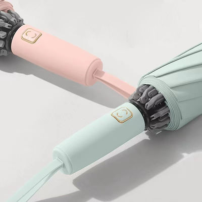 L'arbre métallique 10K à l'envers résistant au vent sombrinha parapluie cadeau d'entreprise ensemble logo personnalisé