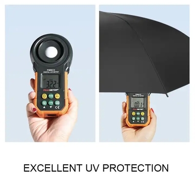 Une capsule pliante personnalisée résistante au vent, parapluie de luxe avec imprimante de logo pour 27 pouces 8k.