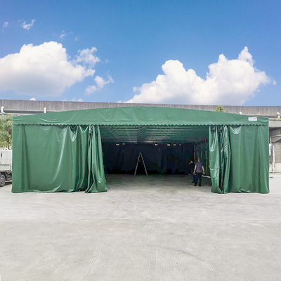 Cadre en acier galvanisé poussant et tirant Garage pliant Carport pour lavage de voiture imperméable