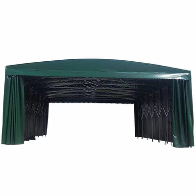 Canopy de stockage extérieur personnalisé pratique avec bâche amovible et étirement