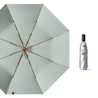 3 parapluie en titane d'argent pliable pour cadeaux d'entreprise Protection UV Portable Durable