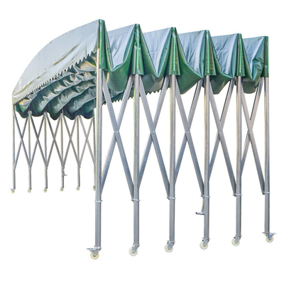 Canopy de stockage extérieur personnalisé pratique avec bâche amovible et étirement