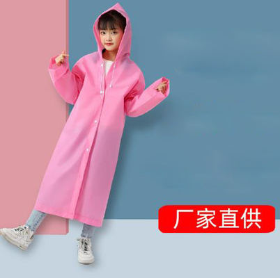 Vêtement de pluie poncho non jetable pour enfants en EVA épaissie avec impression personnalisée