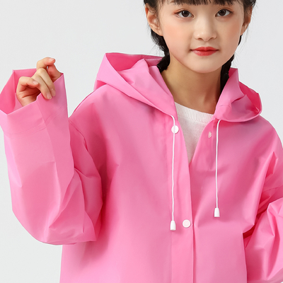 Vêtement de pluie poncho non jetable pour enfants en EVA épaissie avec impression personnalisée