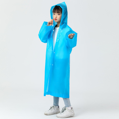 Vêtement de pluie poncho non jetable pour enfants en EVA épaissie avec impression personnalisée