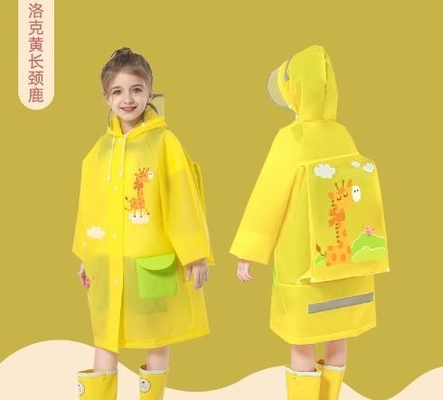 Manteau de pluie pour enfants en tissu 100% EVA idéal pour les voyages et les activités de plein air