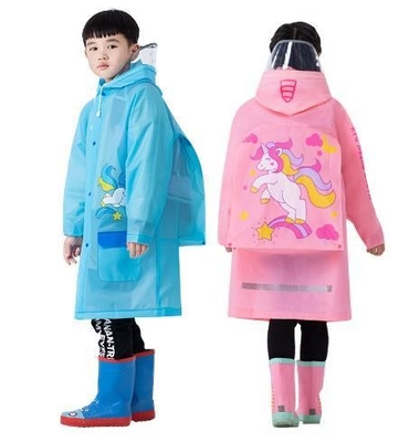Rainwear enfants manteau de pluie filles garçons 2023 poncho imperméable à tout corps pour l'école élémentaire