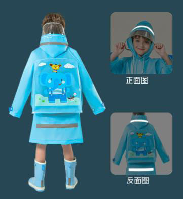 Rainwear enfants manteau de pluie filles garçons 2023 poncho imperméable à tout corps pour l'école élémentaire