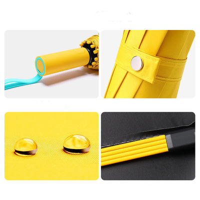 Protection UV 72 côtes 3 parapluie pliable avec des couleurs contrastées et un logo personnalisé