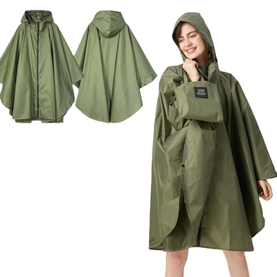 Vêtement de pluie pour adultes respirant poncho taille conventionnelle adapté aux hommes et aux femmes