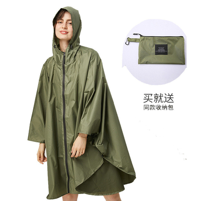Vêtement de pluie pour adultes respirant poncho taille conventionnelle adapté aux hommes et aux femmes