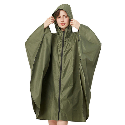 Vêtement de pluie pour adultes respirant poncho taille conventionnelle adapté aux hommes et aux femmes