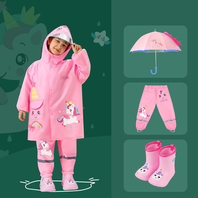 2023 École primaire Children's Raincoat Jardin d'enfants Poncho Garçons et filles Costume imperméable à l'eau