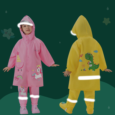 2023 École primaire Children's Raincoat Jardin d'enfants Poncho Garçons et filles Costume imperméable à l'eau