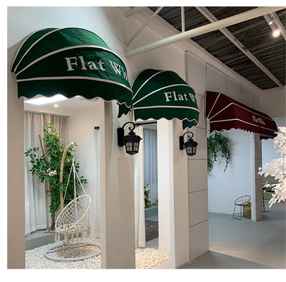 Tissus en tissu d'Oxford de style français Canopies économiques pour le commerce en plein air Gazebos en forme de boule