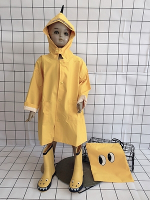 Long manteau de pluie transparent pour les petits dinosaures enfants de la maternelle et de la classe 1 à 3