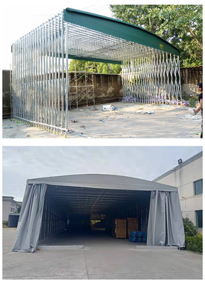 Cadre en alliage d'aluminium personnalisé Balcon électrique à bras robuste au auvent rétractable