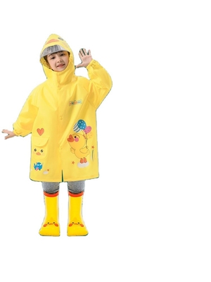 Des dessins animés de vêtements de pluie pour enfants en matériau d'Oxford couleur personnalisée