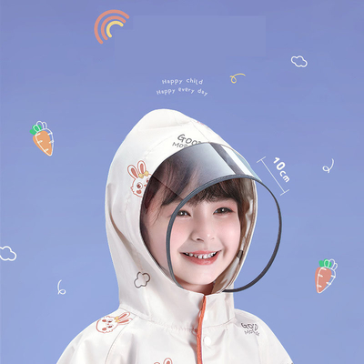 Vêtement de pluie pour enfants imperméable à l'eau et au vent pour les besoins quotidiens en polyester taffeta