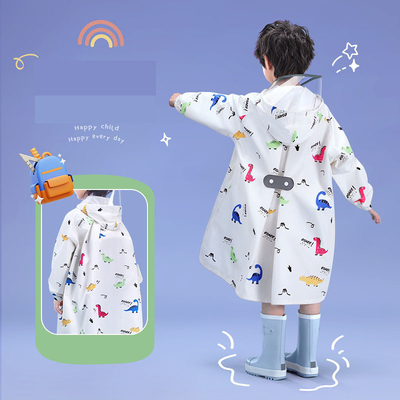 Vêtement de pluie pour enfants imperméable à l'eau et au vent pour les besoins quotidiens en polyester taffeta